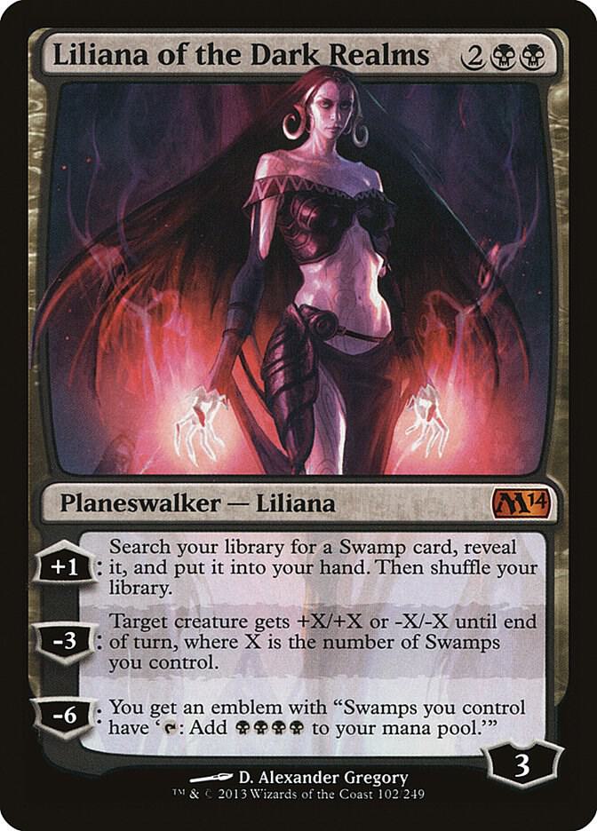 Liliana of the Dark Realms - M14 - (Near Mint) - Japanese