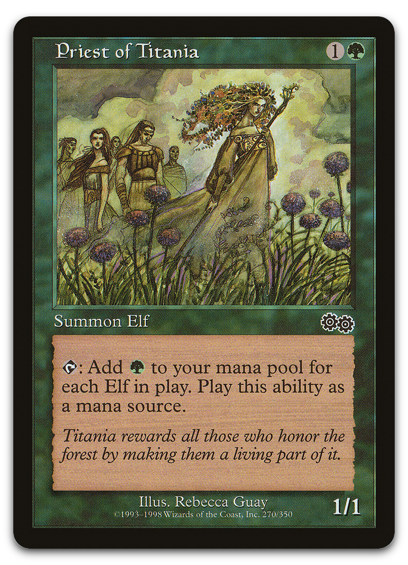 Priest of Titania (Urza's Saga)