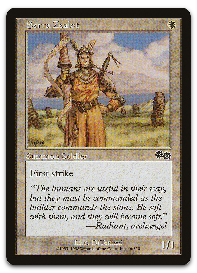 Serra Zealot (Urza's Saga)