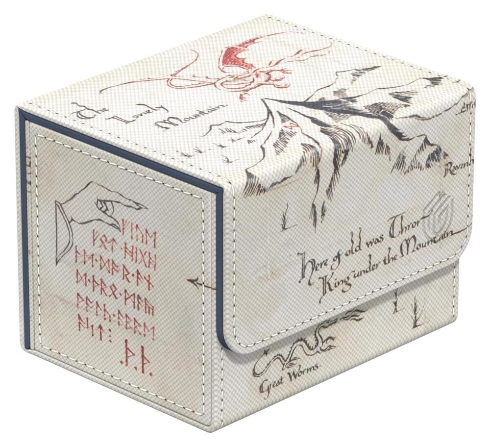MTG The Hobbit - Sidewinder 100+ Xenoskin Deck Box - Thror's Map - Ultimate Guard Deck Boxes