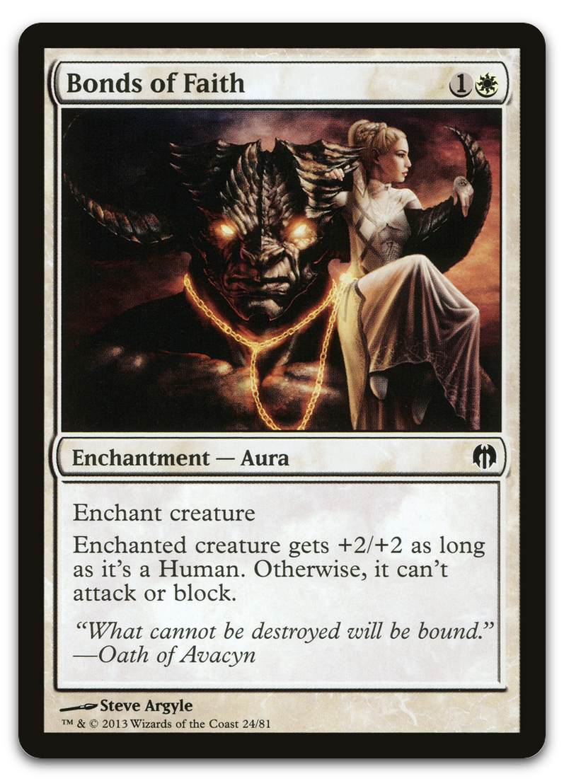 Bonds of Faith (Duel Decks: Heroes vs. Monsters)