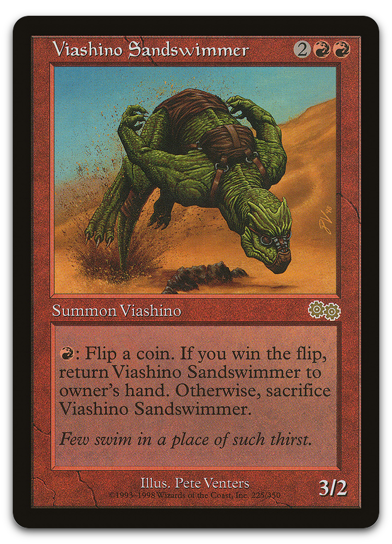 Viashino Sandswimmer (Urza's Saga)