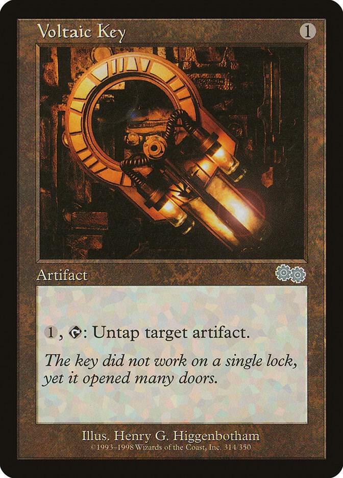 Voltaic Key - Japanese - Urza's Saga Lightly Played (LP)
