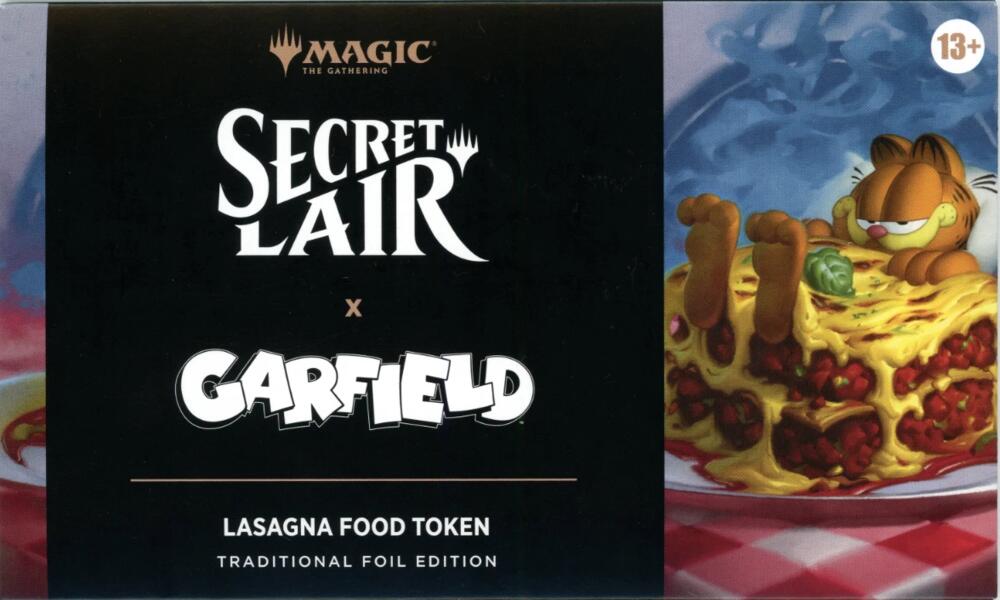 Secret Lair Drop: Secret Lair x Garfield - Lasagna Food Token - Traditional Foil Edition - Secret Lair Drop Series (SLD)