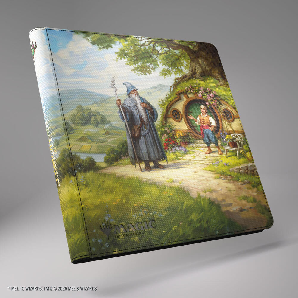 Magic: The Gathering The Hobbit Zip-Up Album 24-Pocket Side-Loading - The Shire - GameGenic Storage Albums (GGSA)