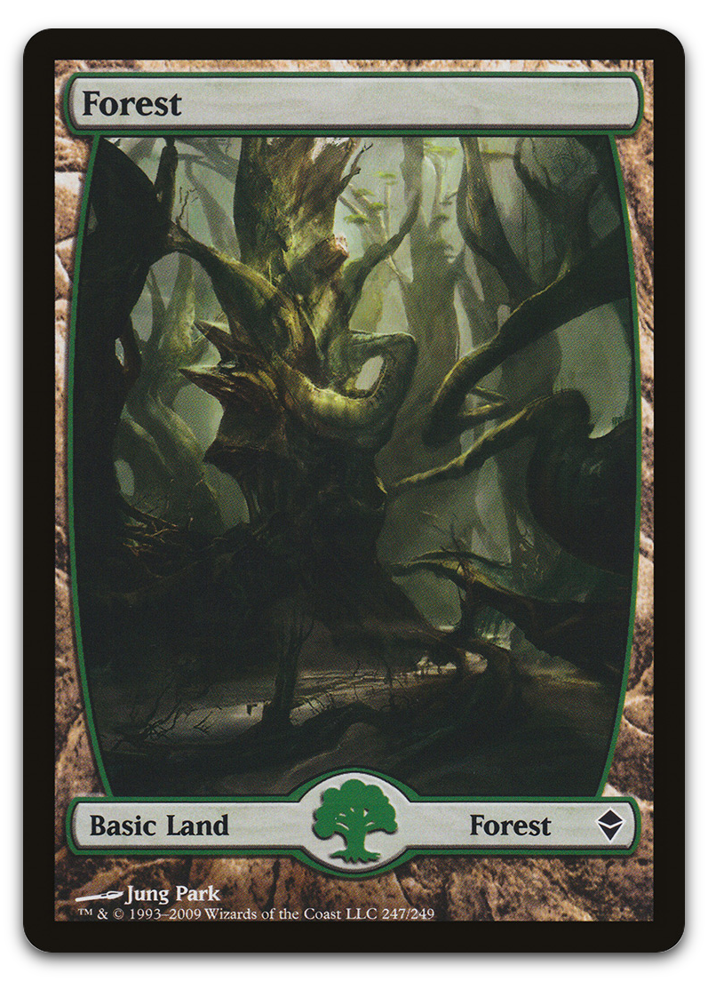 Forest (247) - Full Art (Zendikar)