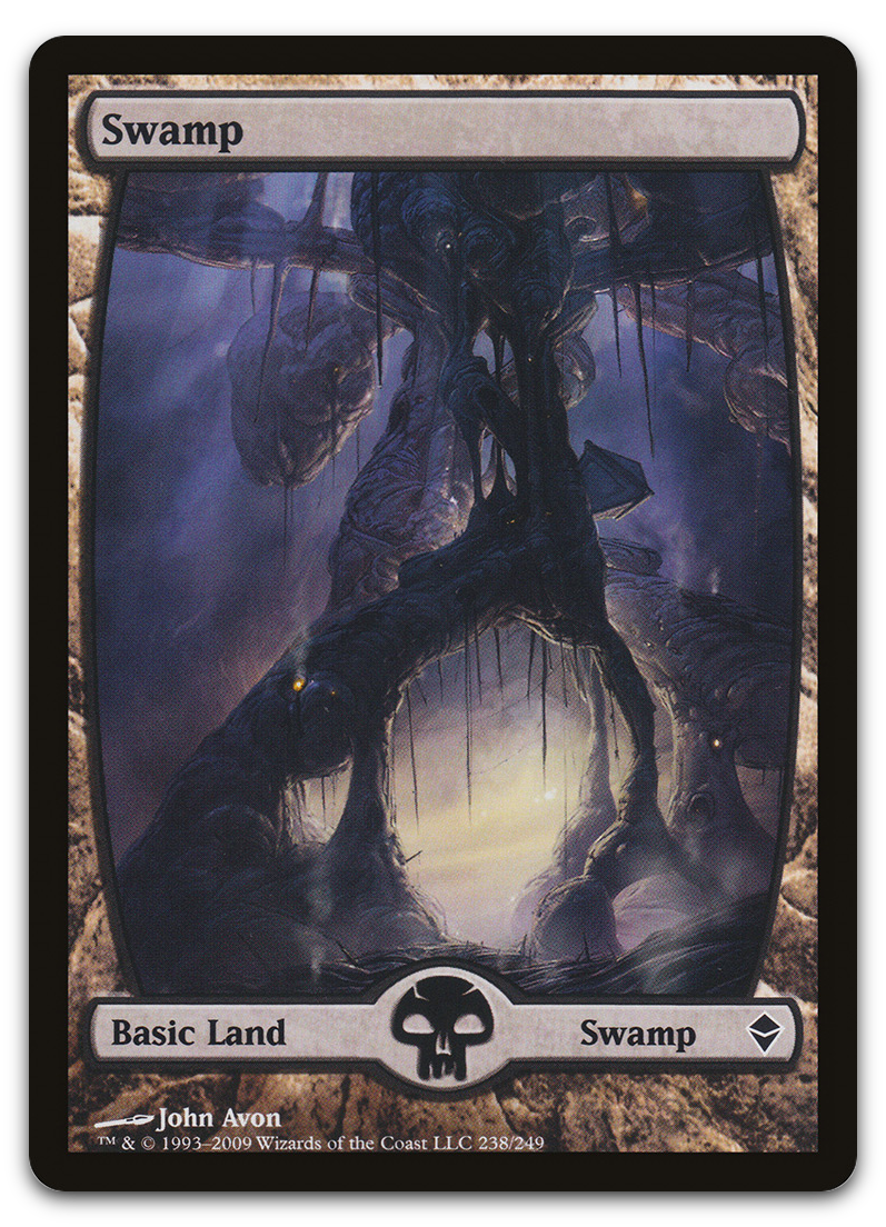 Swamp (238) - Full Art (Zendikar)