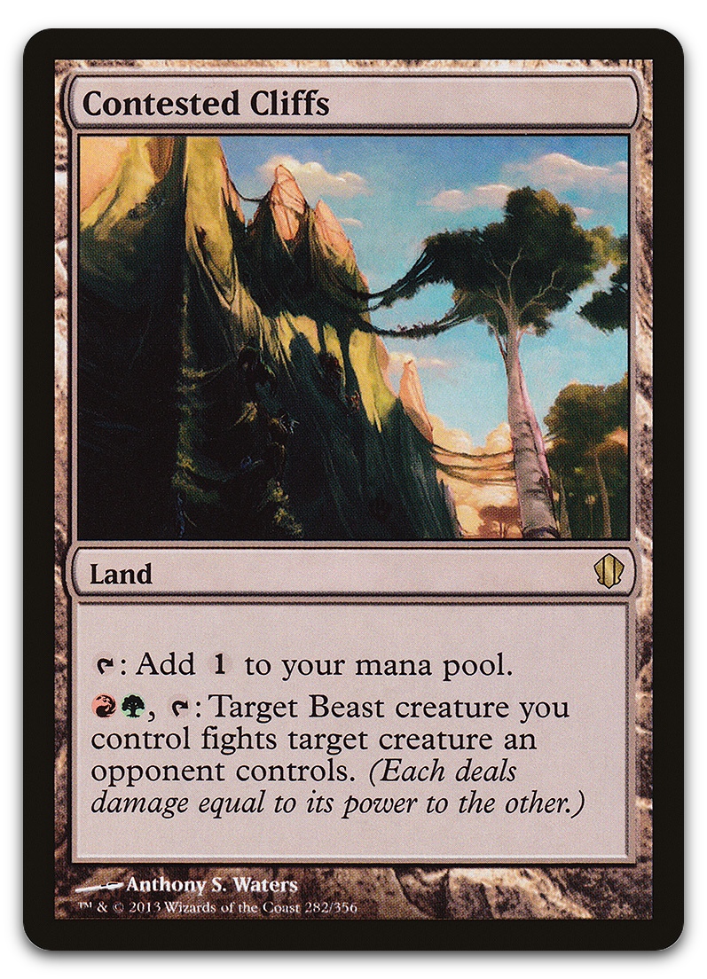 Contested Cliffs (Commander 2013)