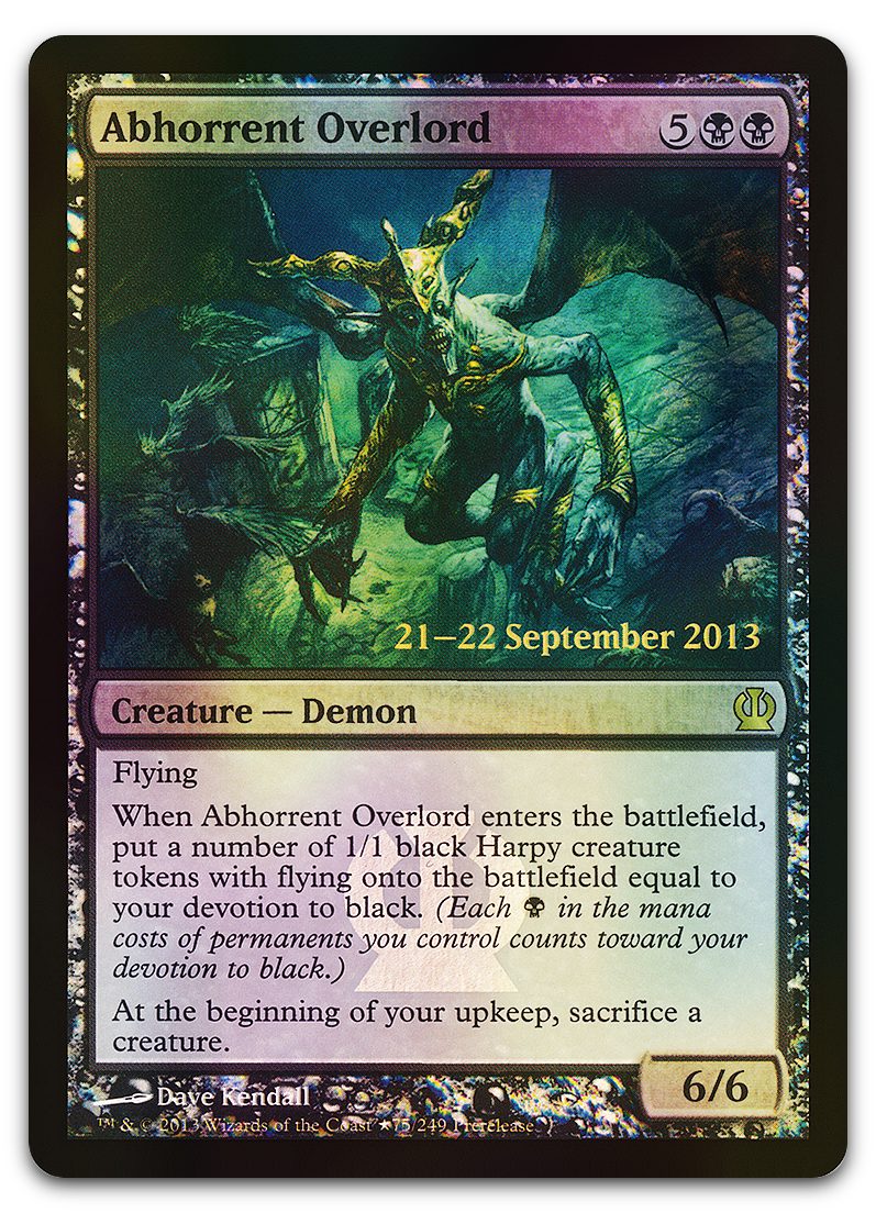 Abhorrent Overlord (Prerelease Cards) Abhorrent Overlord (Prerelease Cards)