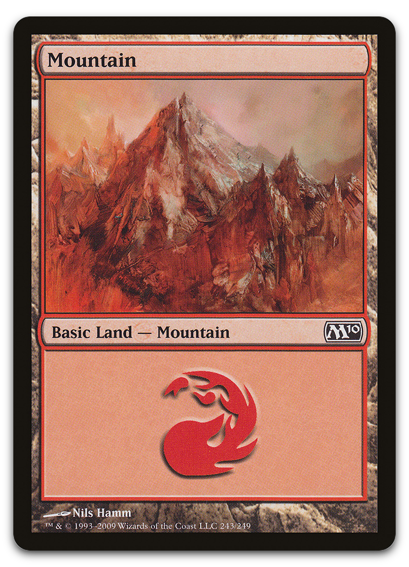 Mountain (243) (Magic 2010 (M10))