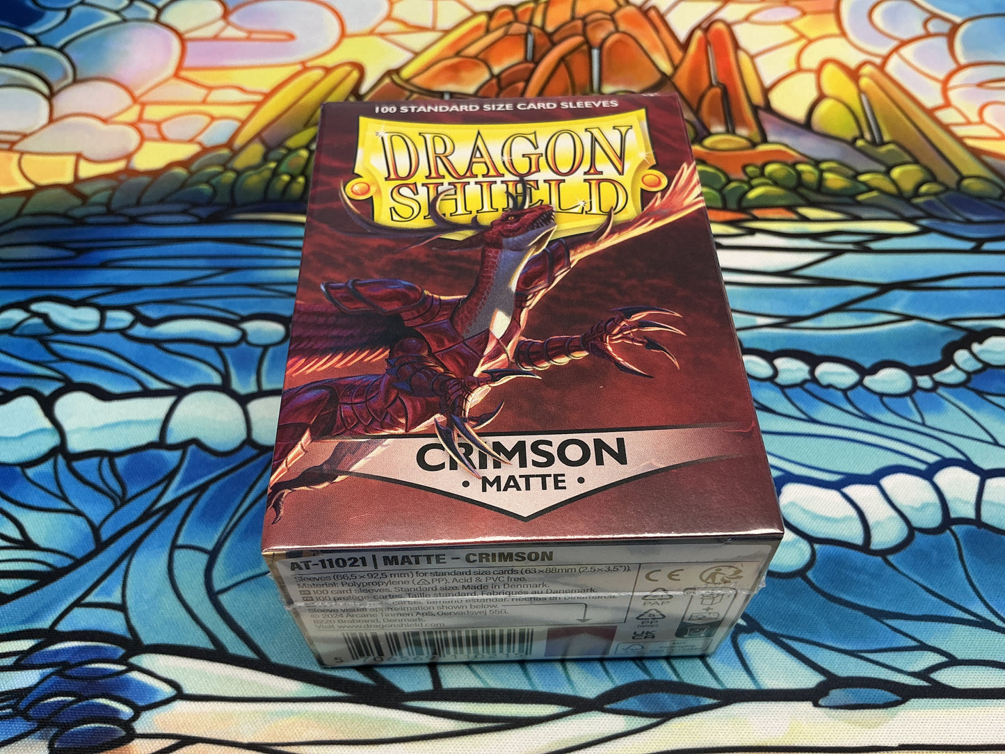 Dragon Shield Sleeves: Standard- Matte Crimson (100 ct.)