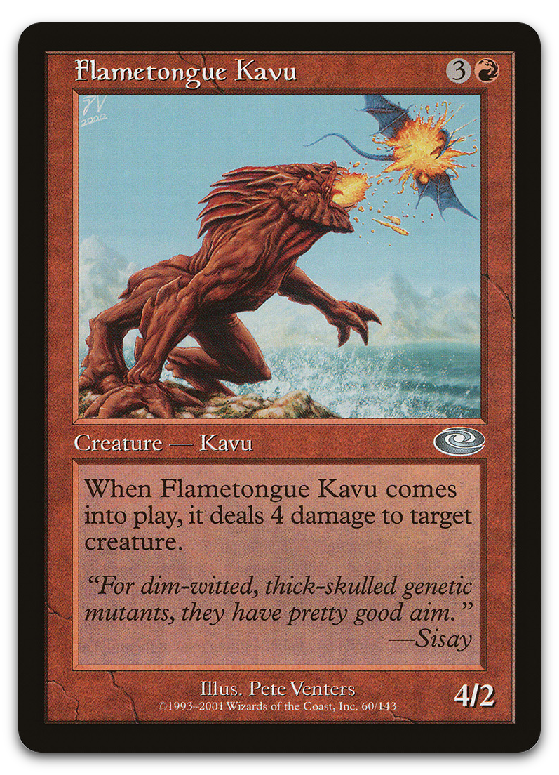 Flametongue Kavu (Planeshift)