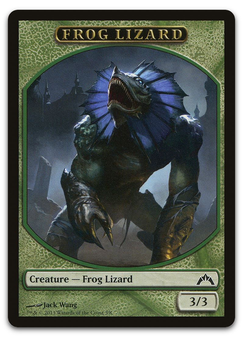 Frog Lizard Token (Gatecrash)