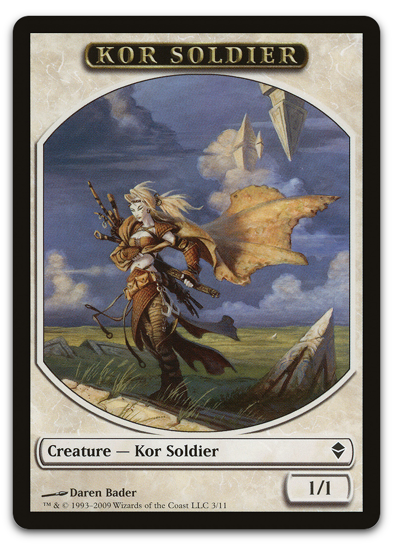 Kor Soldier Token (Zendikar)