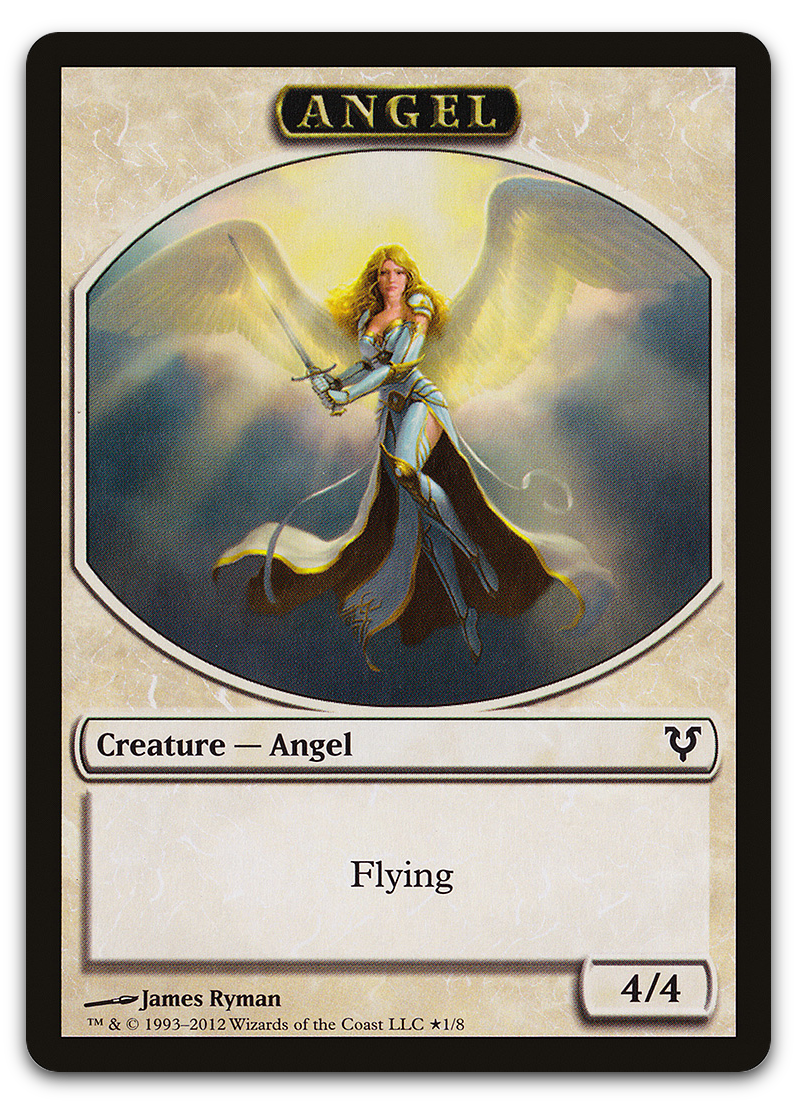 Angel // Demon Double-Sided Token (Prerelease Cards)