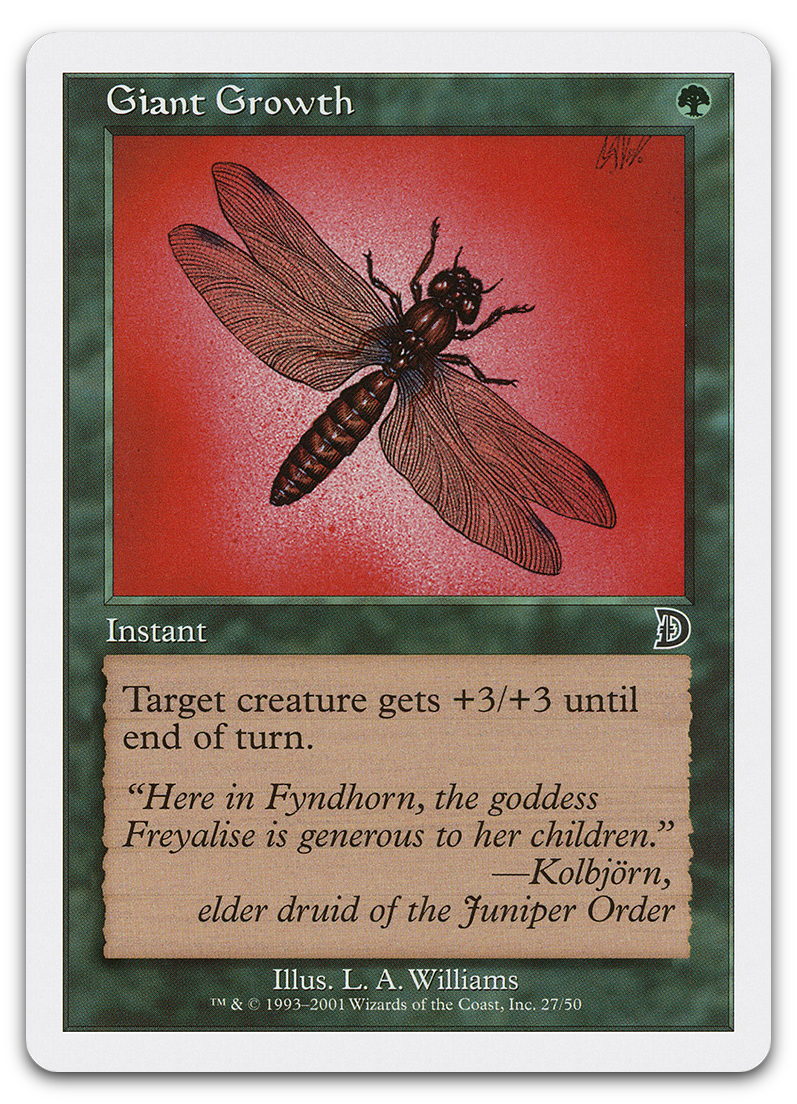 Giant Growth (Deckmasters Garfield vs Finkel)