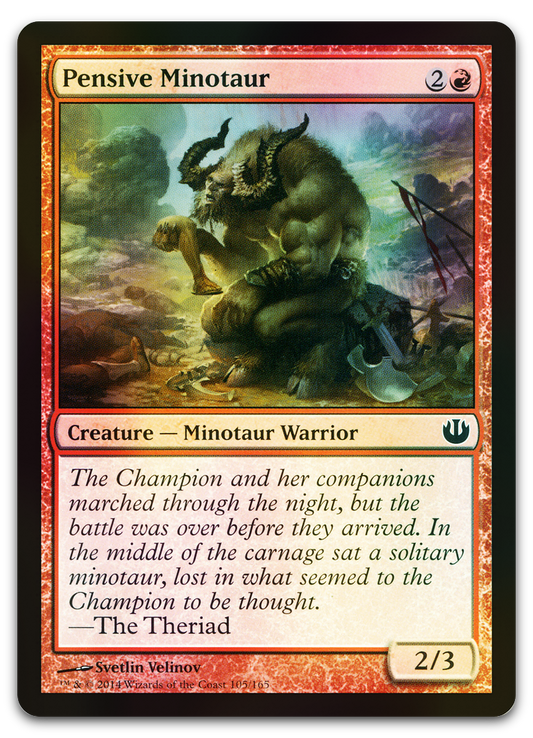 Pensive Minotaur (Journey Into Nyx)