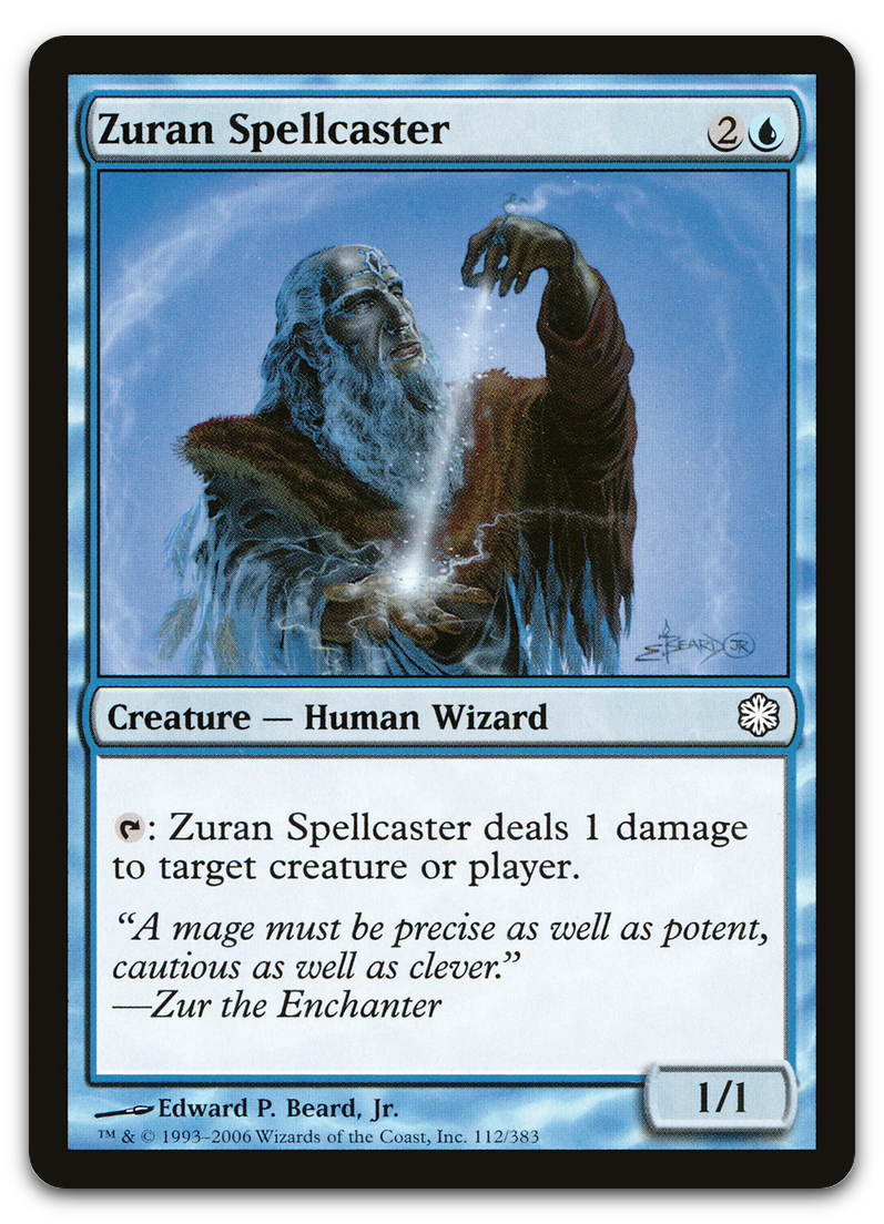 Zuran Spellcaster (Coldsnap Theme Deck Reprints)