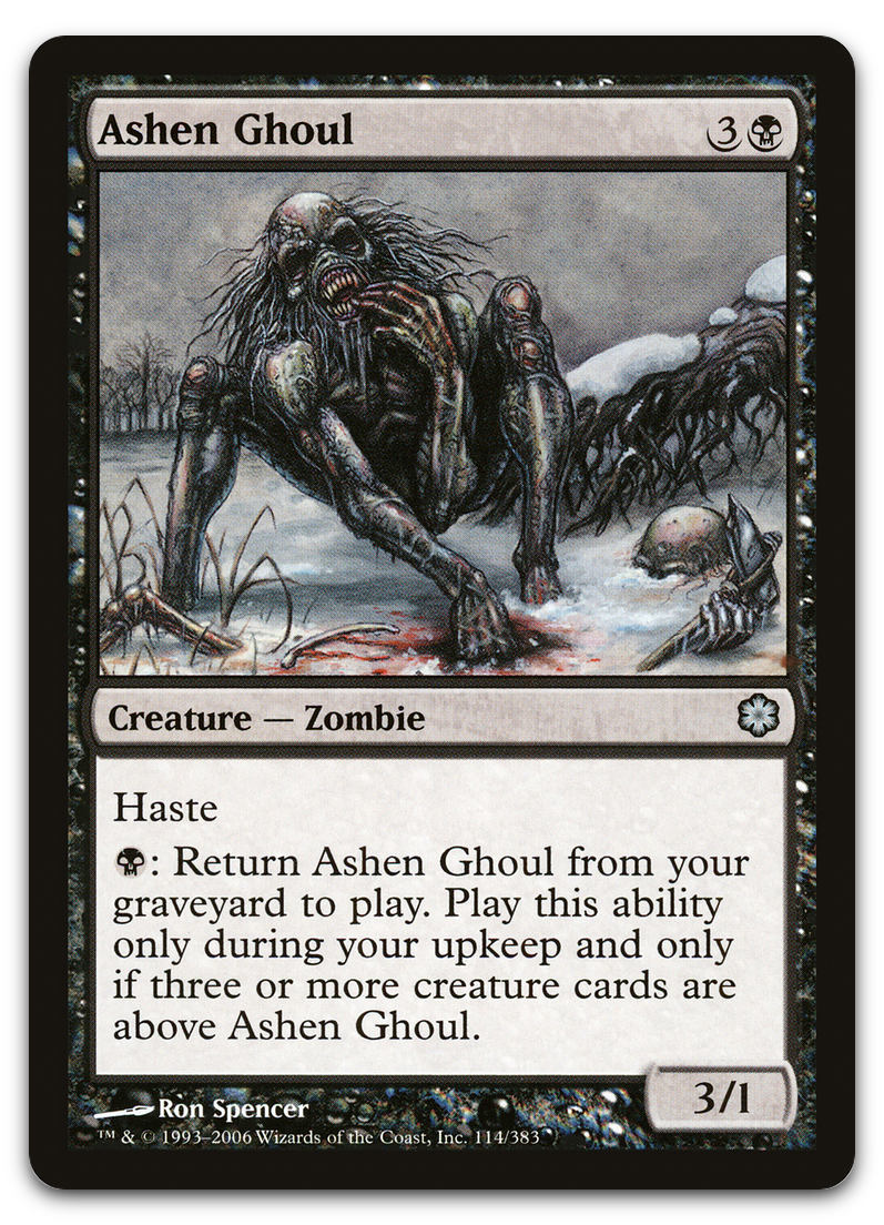 Ashen Ghoul (Coldsnap Theme Deck Reprints)