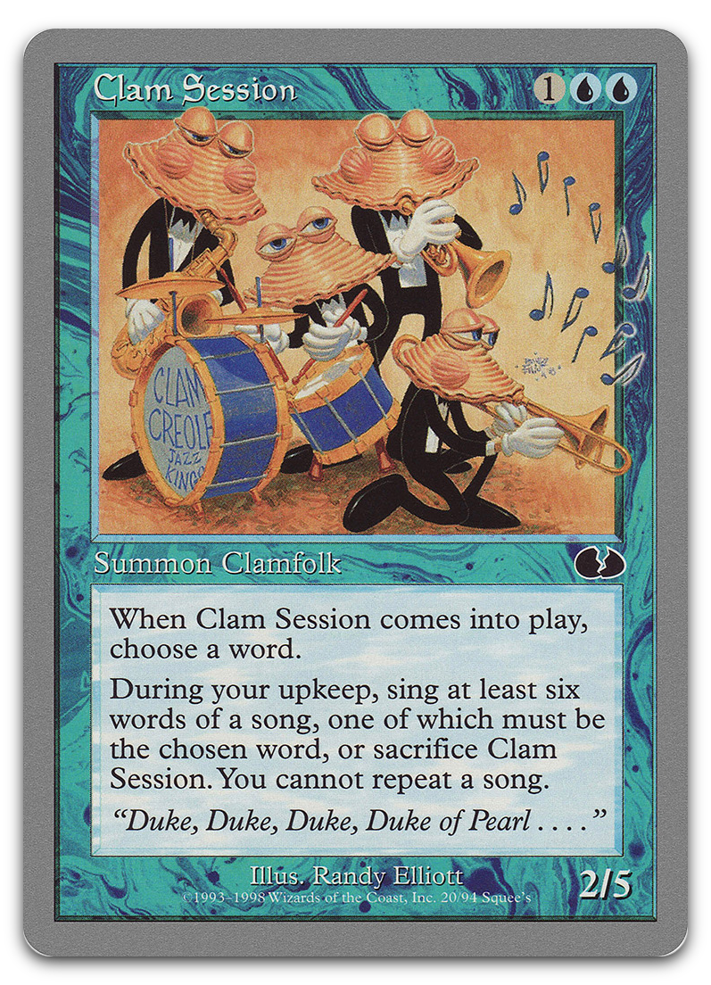 Clam Session (Unglued)