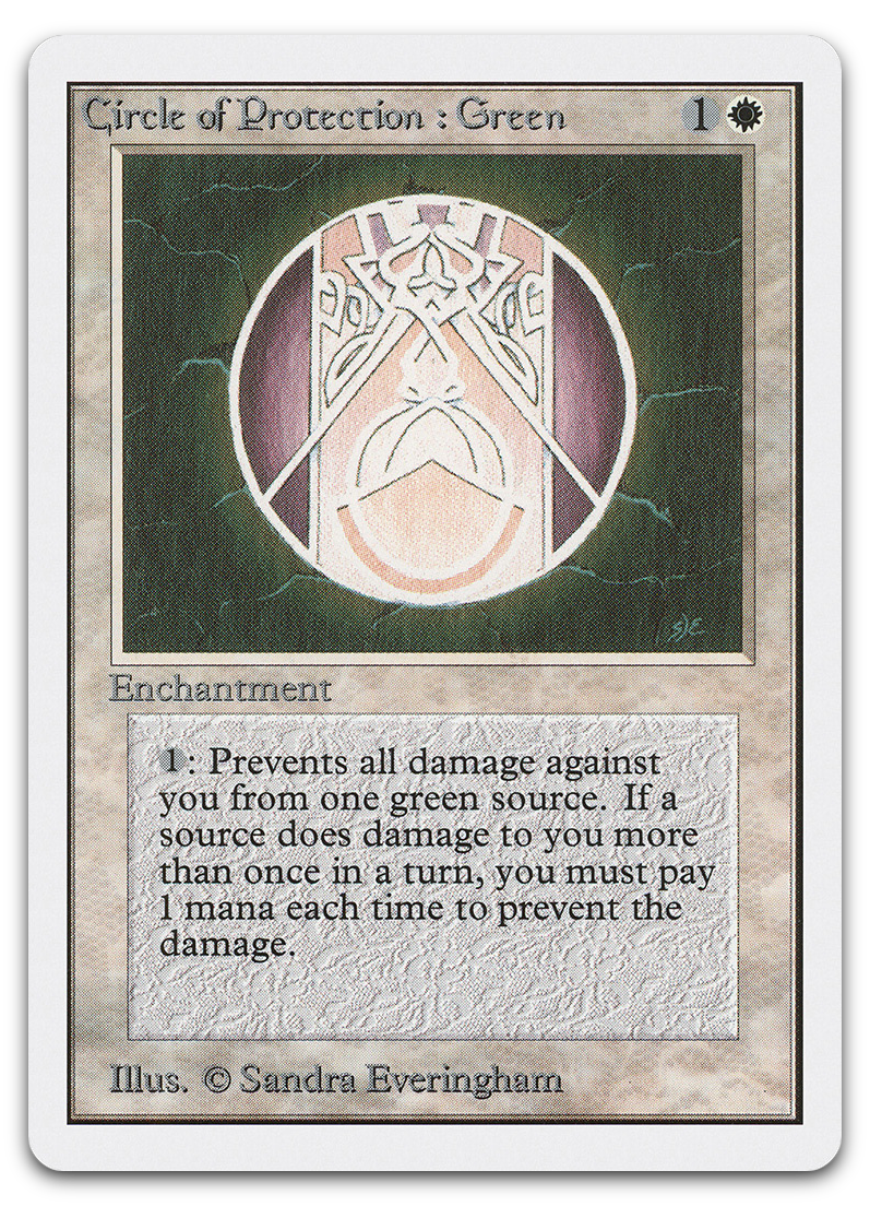 Circle of Protection: Green (Unlimited Edition)