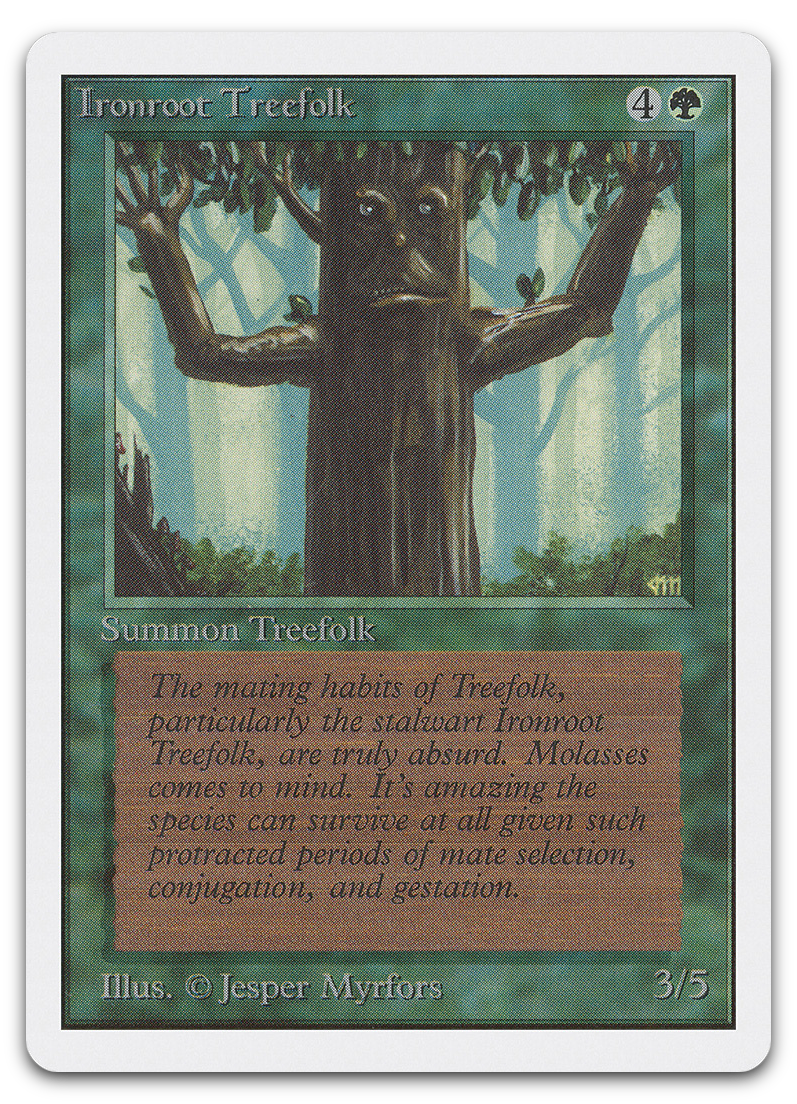 Ironroot Treefolk (Unlimited Edition)