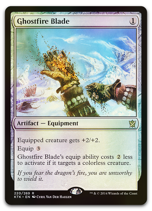 Ghostfire Blade (Khans of Tarkir)