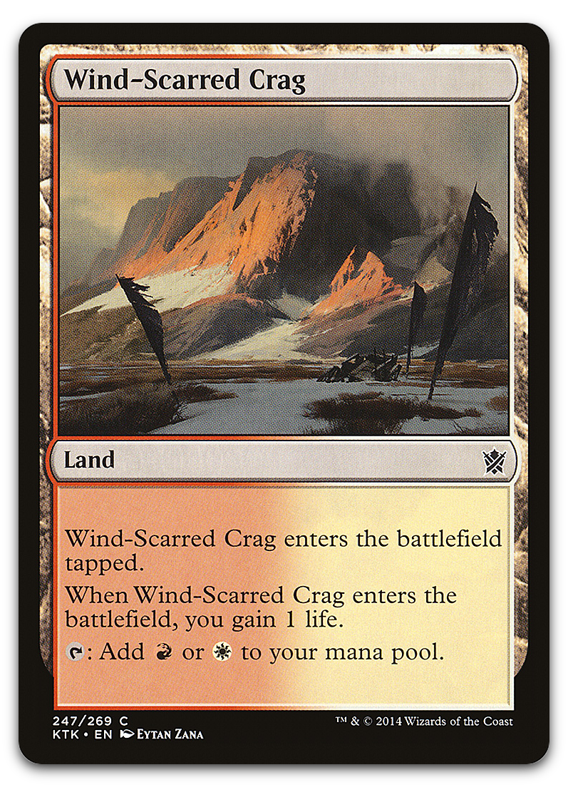 Wind-Scarred Crag (Khans of Tarkir)