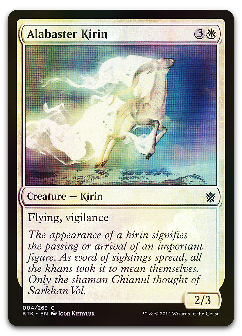 Alabaster Kirin (Khans of Tarkir)