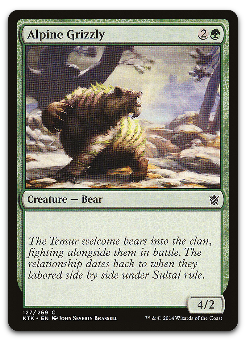 Alpine Grizzly (Khans of Tarkir)