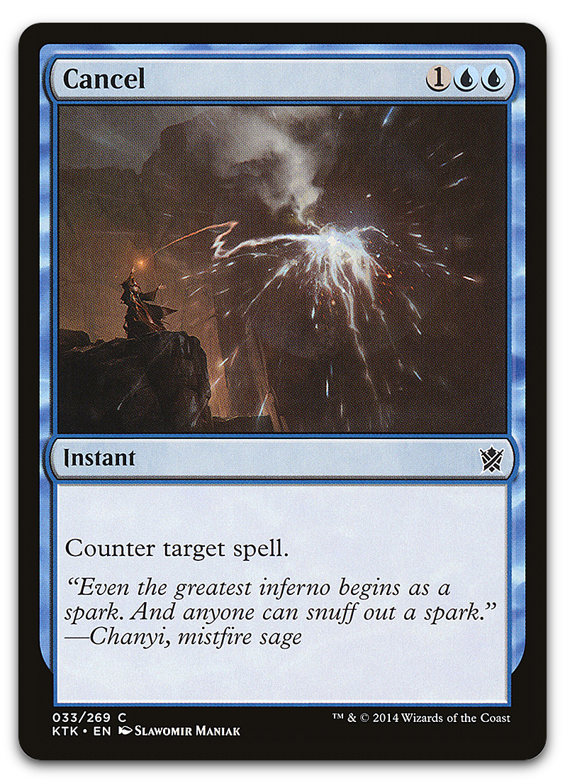 Cancel (Khans of Tarkir)