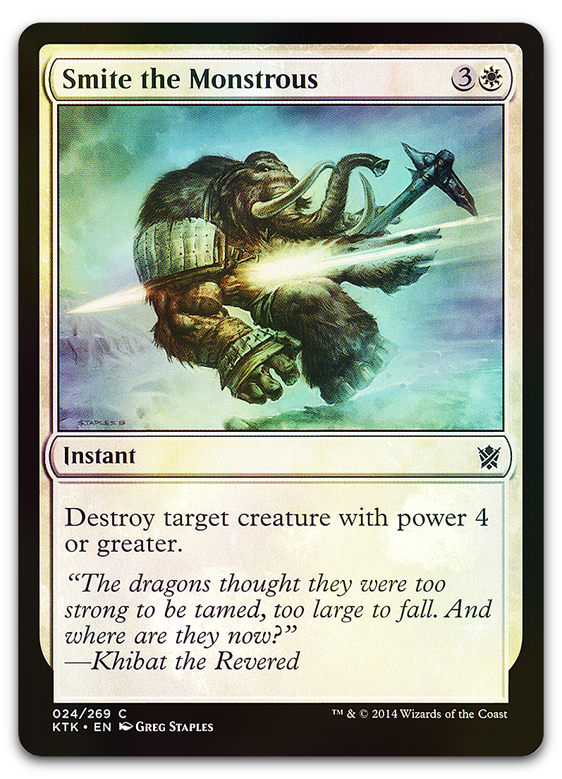 Smite the Monstrous (Khans of Tarkir)