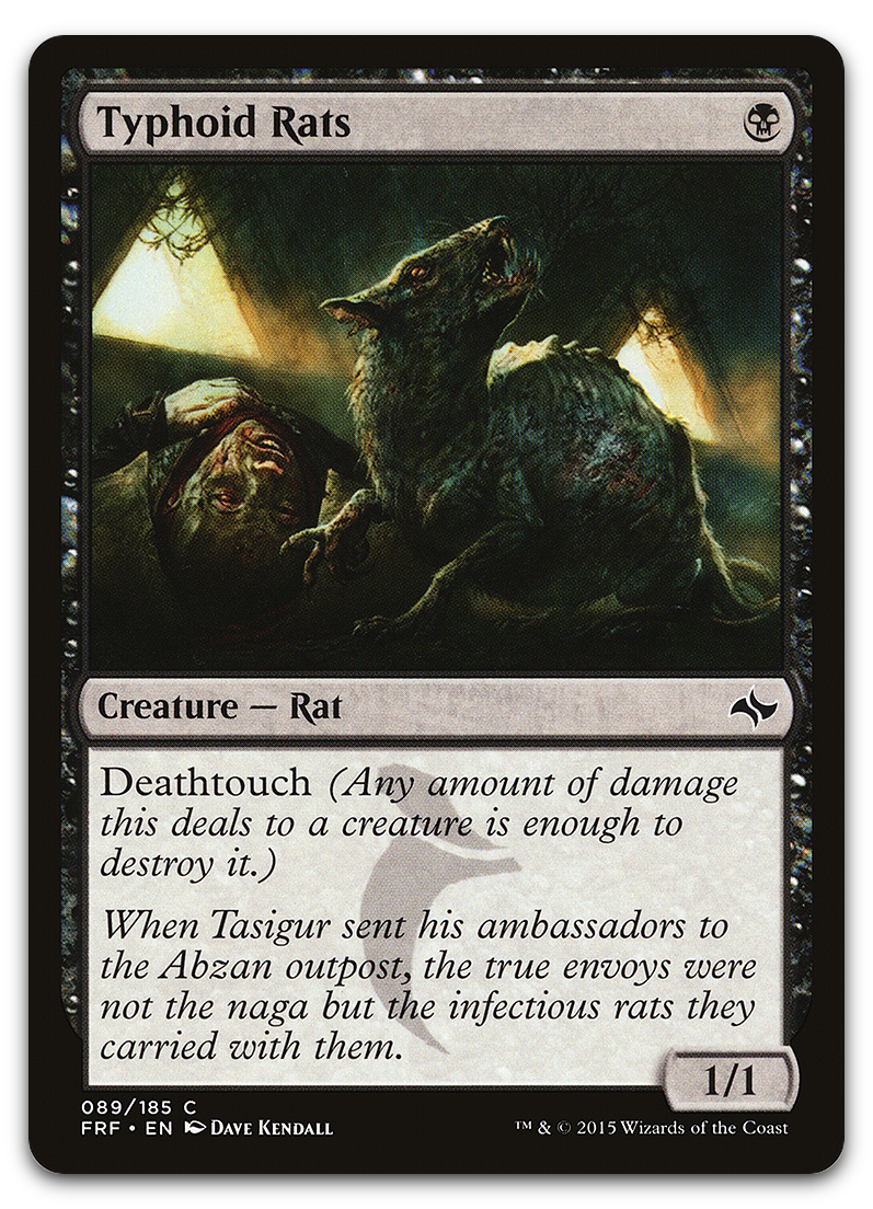 Typhoid Rats (Fate Reforged)