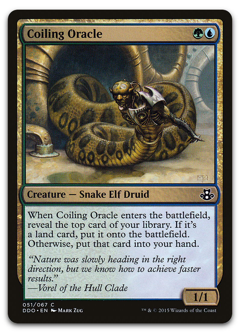 Coiling Oracle (Duel Decks: Elspeth vs. Kiora)