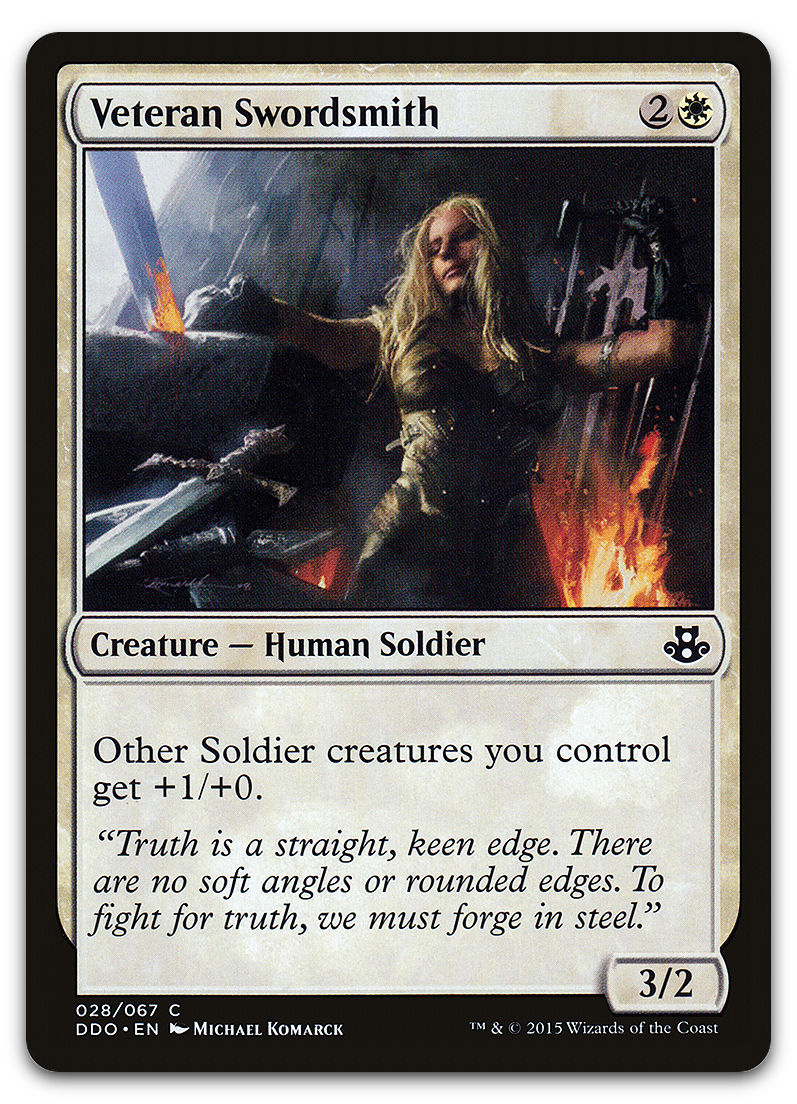 Veteran Swordsmith (Duel Decks: Elspeth vs. Kiora)
