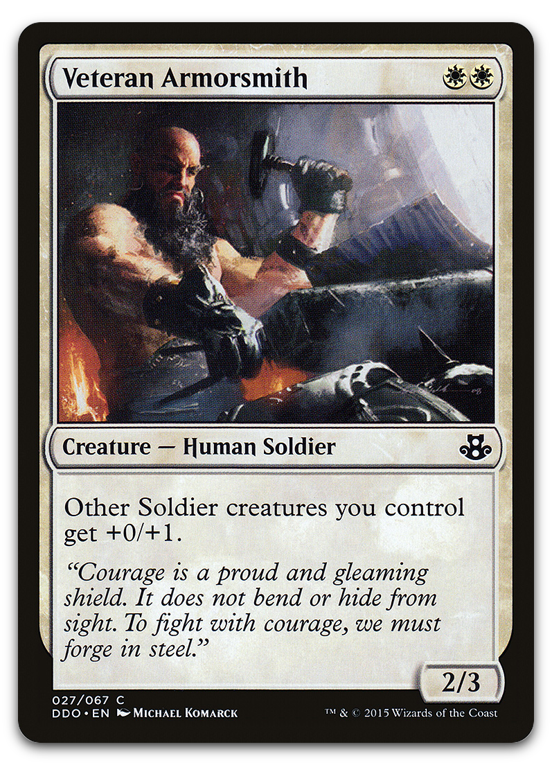 Veteran Armorsmith (Duel Decks: Elspeth vs. Kiora)