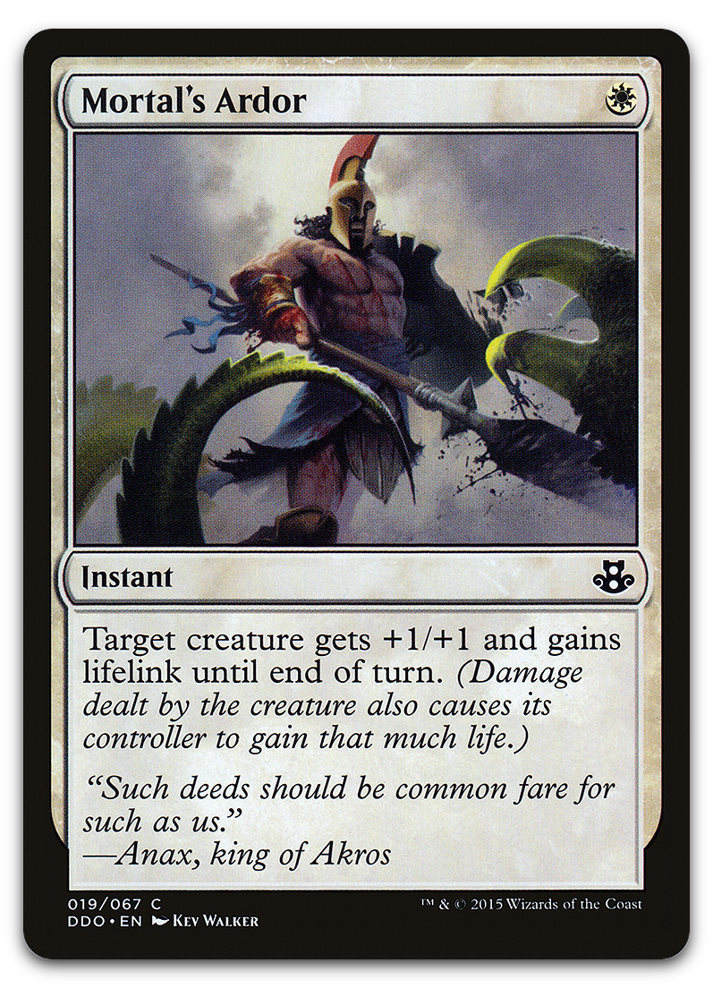 Mortal's Ardor (Duel Decks: Elspeth vs. Kiora)