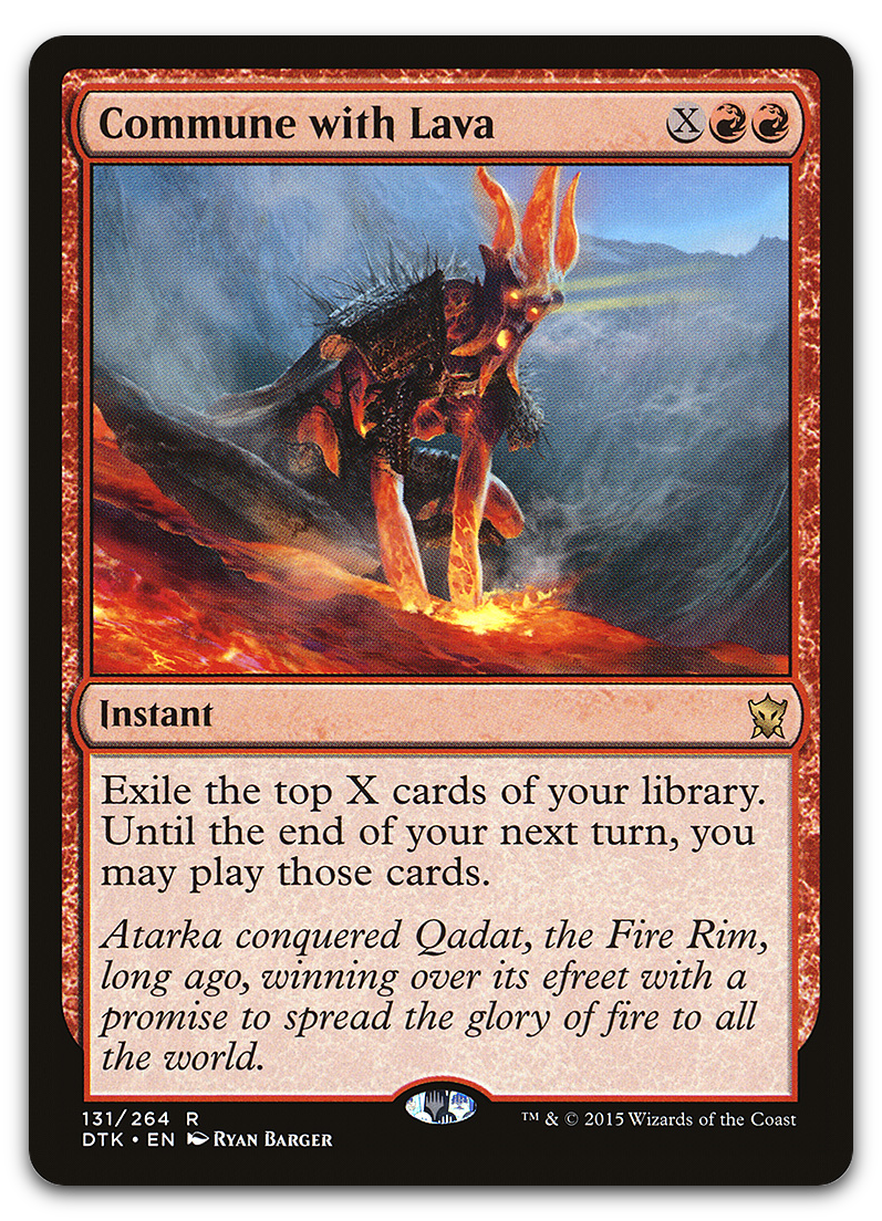 Commune with Lava (Dragons of Tarkir)