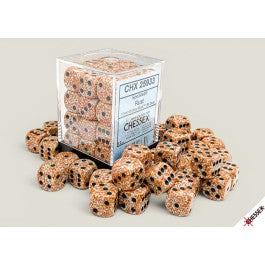 Chessex Dice - Speckled Rust 12mm D6 Dice Block (36 Dice)