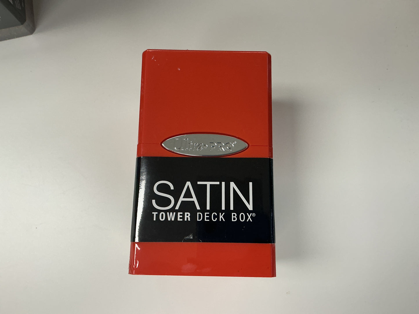 Ultrapro Satin Tower Deck Box With Dice Tray (Pumpkin Orange)