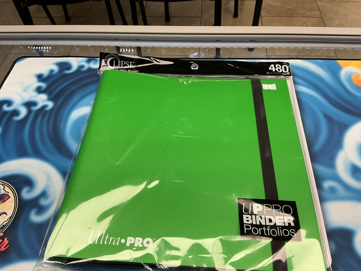 UltraPro Binder: PRO 12 Pocket Eclipse (Lime Green)