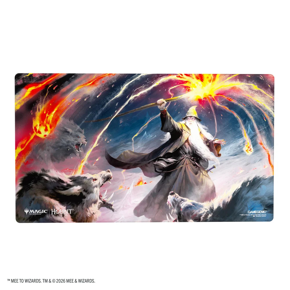 Gamegenic- Magic: The Gathering | The Hobbit Shiny Playmat - Gandalf, Shadow's Foe