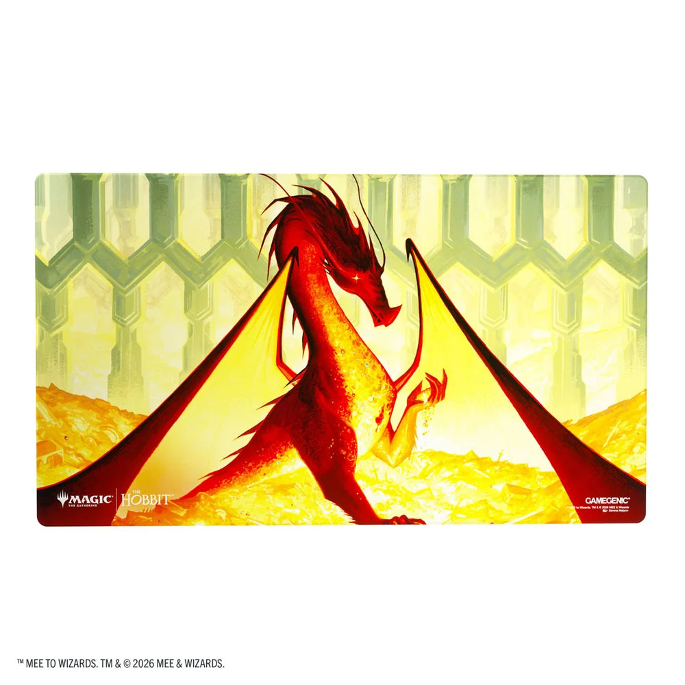 Gamegenic- Magic: The Gathering | The Hobbit Shiny Playmat - Smaug the Golden
