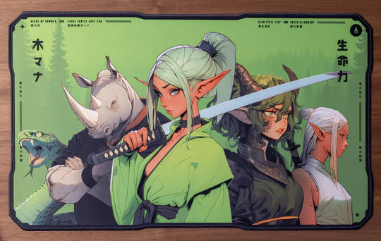 Alfie's Playmats - Clan Steel Leaf Foil