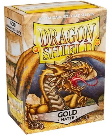 Dragon Shield Sleeves: Standard- Matte Gold (100 ct.)