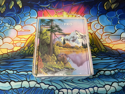 UltraPro Deckbox: Alcove Flip 100+ (Bob Ross Mighty Mountain Lake)