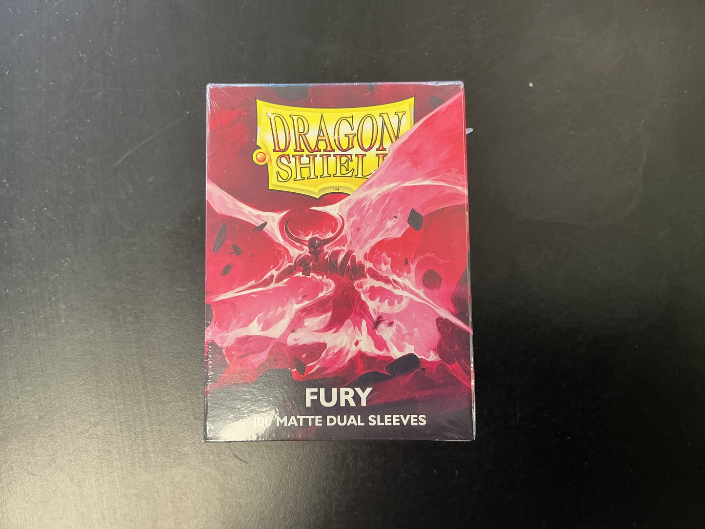 Dragon Shield Sleeves: Standard DUAL- Matte Fury 'Alaric, Crimson King' (100 ct.)