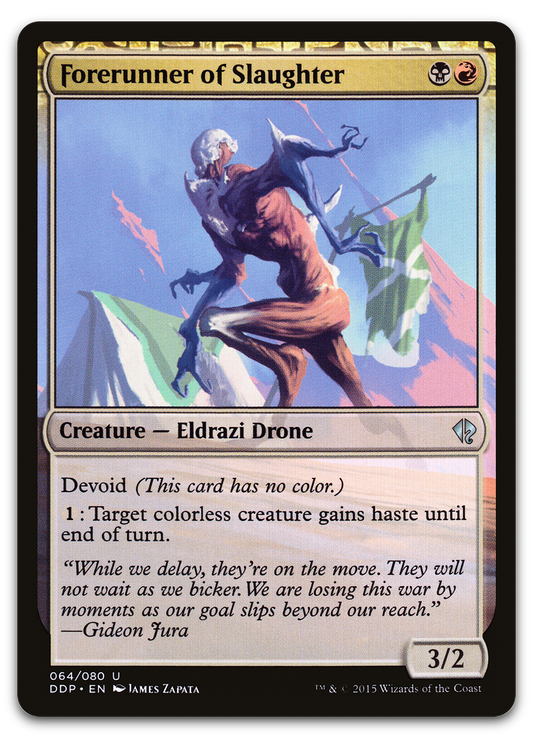 Forerunner of Slaughter (Duel Decks: Zendikar vs. Eldrazi)