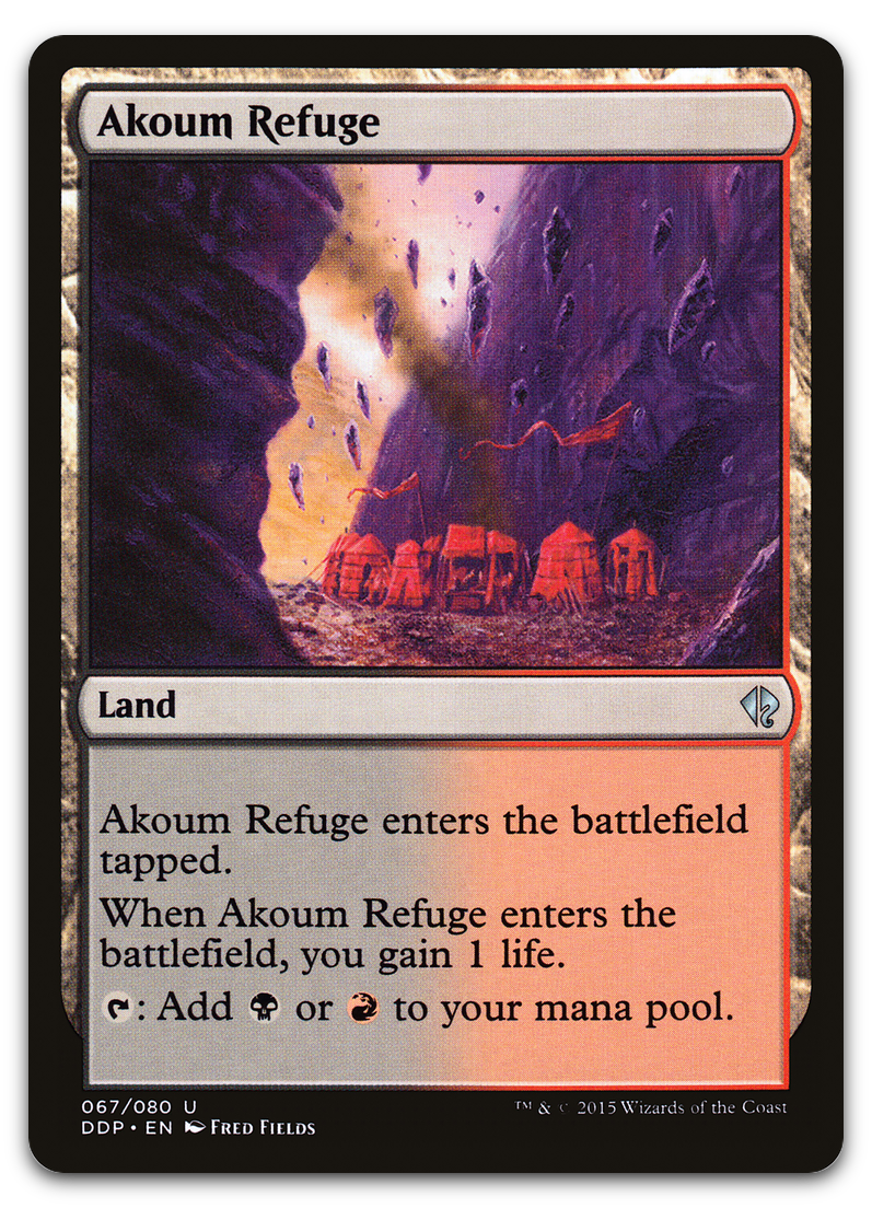 Akoum Refuge (Duel Decks: Zendikar vs. Eldrazi)