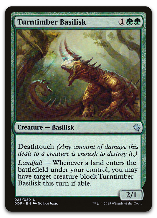 Turntimber Basilisk (Duel Decks: Zendikar vs. Eldrazi)